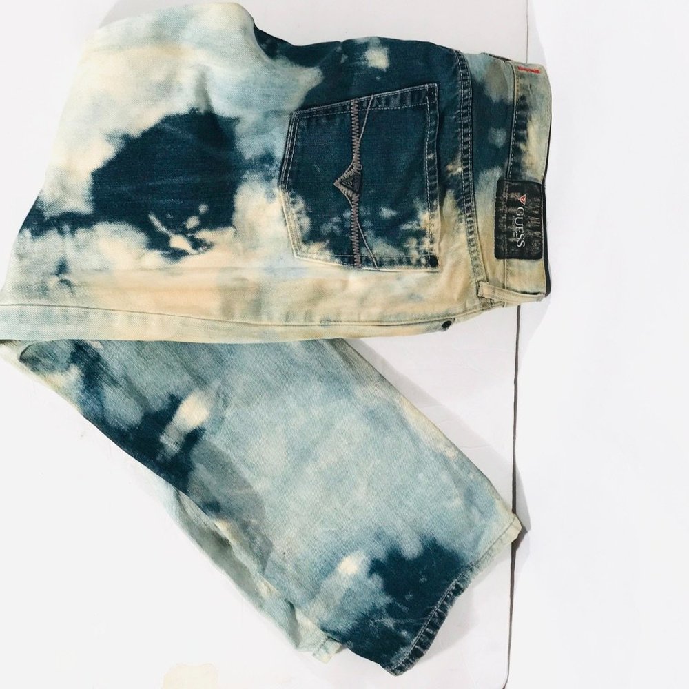Calvin Klein Jeans Blue Acid Wash Tie Dye Size 32 - Picture 7 of 8